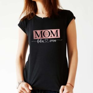 personalisierte T-Shirts Dad + Mom im Setpreis – Bild 4