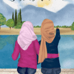 personalisiertes Poster für beste Freundinnen oder die Schwester