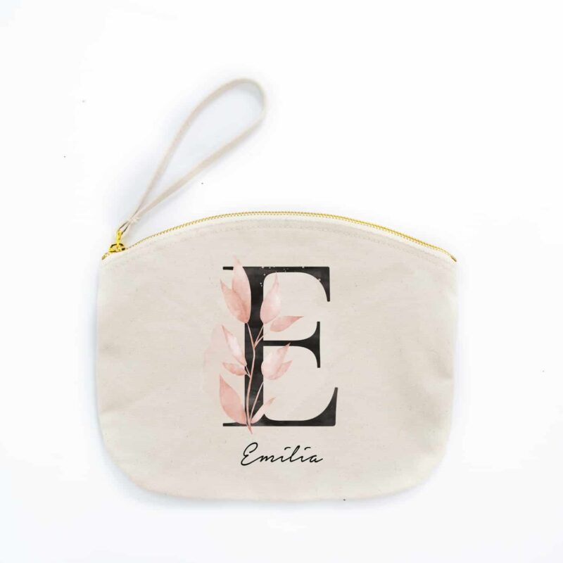 personalisierte Kosmetiktasche mit Name und Initiale Yesterday – Bild 4