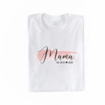 personalisiertes Mama T-Shirt mit Geburtsjahr