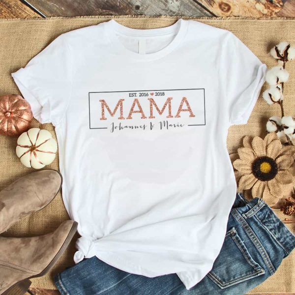 Mama T-Shirt mit Kindernamen, T-Shirt Mama, Mama personalisiert, personalisiertes T Shirt mit Namen, personalisiertes T-Shirt Mama, Muttertag Geschenk, Geschenk Mama personalisiert, Geschenk Muttertag personalisiert