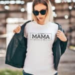 personalisiertes Mama T-Shirt mit Namen und Jahreszahlen