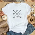 Mama T-Shirt Momlife mit Pfeil aus 100% Baumwolle