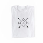 Mama T-Shirt Momlife mit Pfeil aus 100% Baumwolle