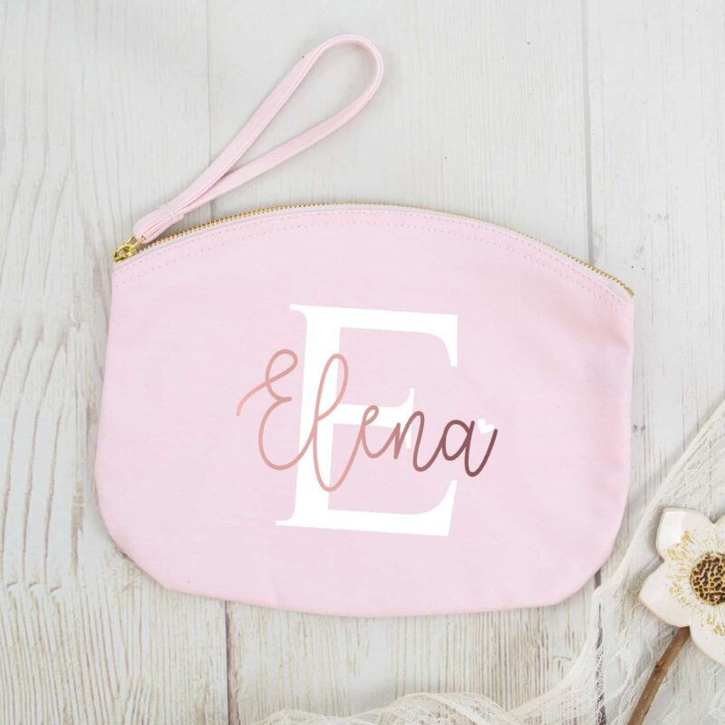 Kosmetiktasche Bedruckt Personalisierte Name Bedruckte Tasche Kulturtasche Schminktasche Geschenk beste Freundin make up tasche cosmetic bag Kulturbeutel Geschenk Muttertag Geschenk Brautjungfer Trauzeugin Mama Arbeitskollegin Geschenkidee