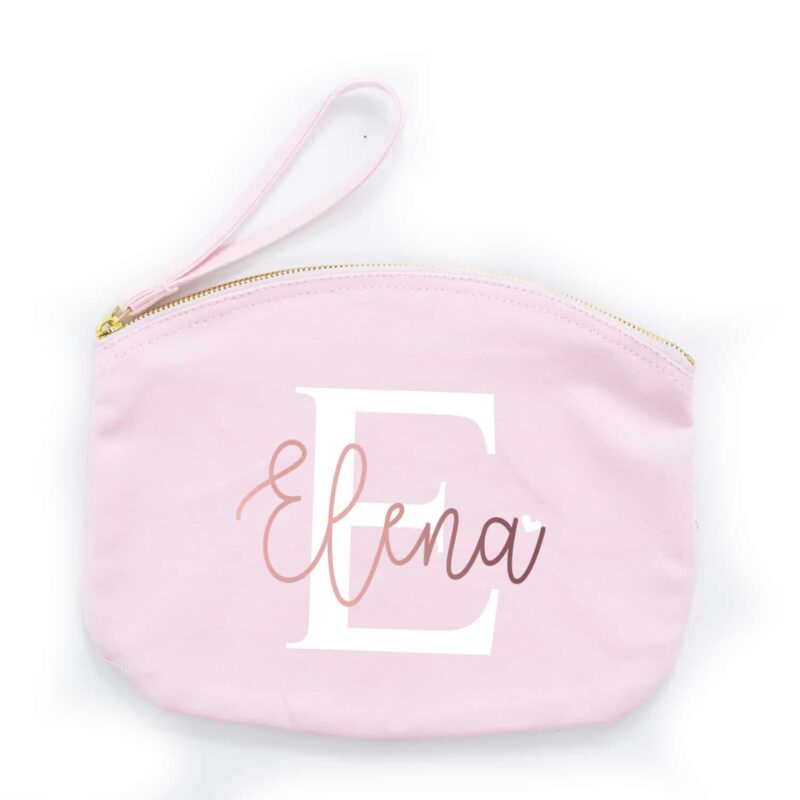 Kosmetiktasche Bedruckt Personalisierte Name Bedruckte Tasche Kulturtasche Schminktasche Geschenk beste Freundin make up tasche cosmetic bag Kulturbeutel Geschenk Muttertag Geschenk Brautjungfer Trauzeugin Mama Arbeitskollegin Geschenkidee