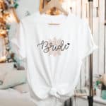 T-Shirt Bride mit Boho Motiv