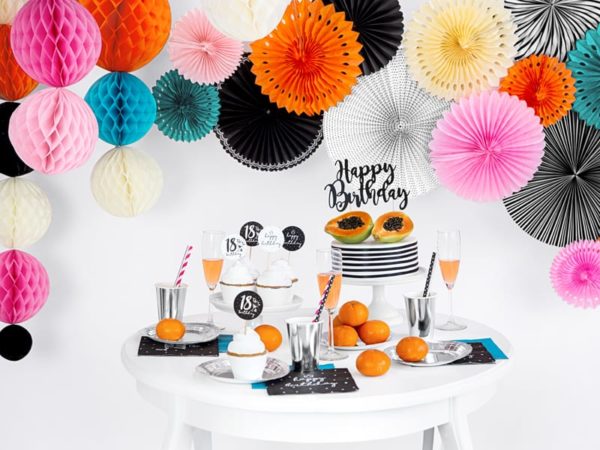 Cake Topper Geburtstag, Geburtstags Topper, Torten Aufleger schwarz, Torten Aufleger Happy Birthday, Happy Birthday Torten Dekoration, Cake Topper schwarz, Cake Topper Happy Birthday, Cake Topper Karton