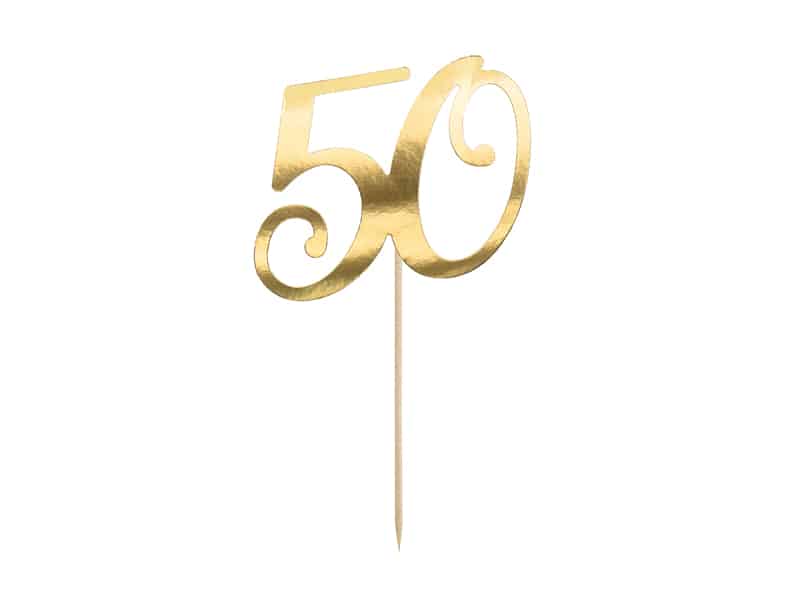 Cake Topper 50. Geburtstag gold, Cake Topper gold, Cake Topper Geburtstag, Tortendekoration, Tortenaufleger, Tortendekoration gold, Tortenaufleger gold, Sweet Fifty