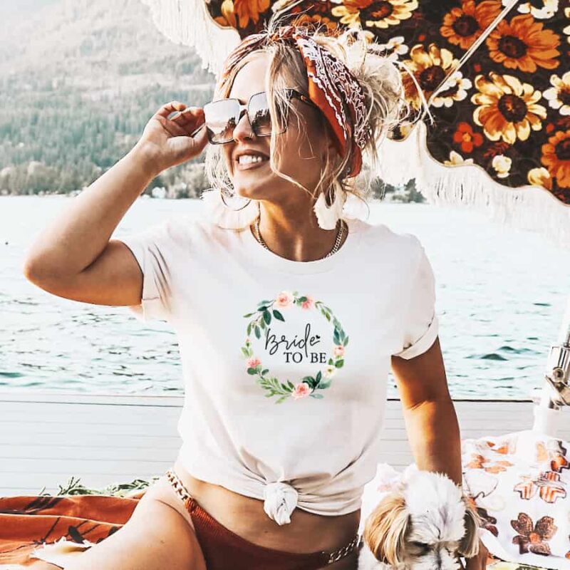 JGA Shirts, JGA Frauen, Brautparty T Shirt, Braut Party Boho, Bride T Shirt Boho, Junggesellenabschied Ideen, Junggesellenabschied Frauen, Junggesellenabschied T-Shirt, Polterabend T Shirt, Polterabend Frauen, Junggesellenabschied Österreich, Junggesellenabschied Wien