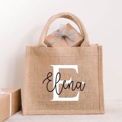 Einkaufstasche personalisiert, Jutetasche personalisiert, Tasche mit Name, Tasche personalisiert, Geschenkidee Weihnachten personalisiert, Geburtstagsgeschenk Idee. Geschenkidee Geburtstag personalisiert, Geschenkidee Mama, Geschenkidee Oma, Geschenkidee beste Freundin,