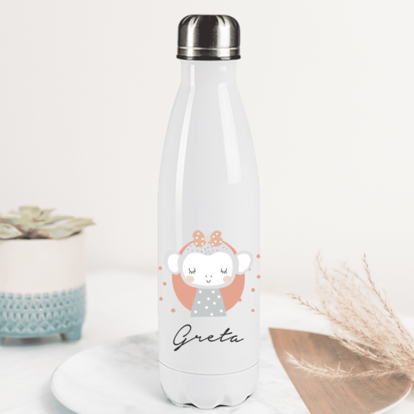 Edelstahl Trinkflasche mit Name, Trinkflasche personalisiert, Kinder Trinkflasche personalisiert, Kinderflasche mit Name, Edelstahl Flasche 500 Mililiter, Edelstahl Flasche personalisiert, Flasche für Kindergarten mit Name, Flasche für Schule mit Name, Schulanfang, Einschulung, Geschenk_Idee