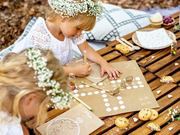 Kinder Spiele Set für Hochzeit