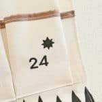 personalisierter Adventskalender aus Stoff mit Tiermotiv