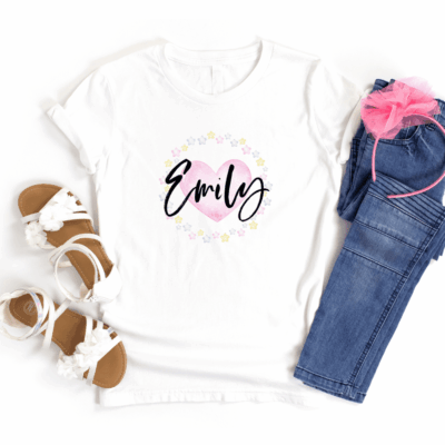 Kinder T-Shirt mit Name und Sterne, Kinder T-Shirt personalisiert, Kindergeburtstag, Geschenk mit Name, Geschenkidee Kinder, Geschenkidee Kind, T-Shirt Schulanfang, Geschenk Schulanfang, Geschenk mit Name, Geschenk mit Kinder T-Shirt mit Name und Sterne