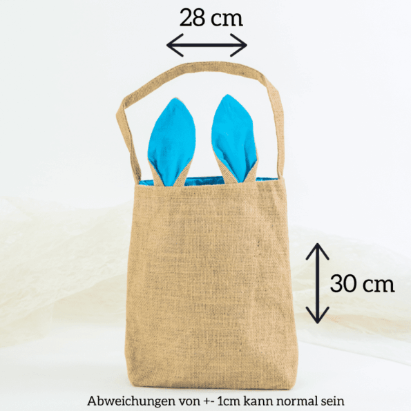 personalisiertes Osterkörbchen aus Jute
