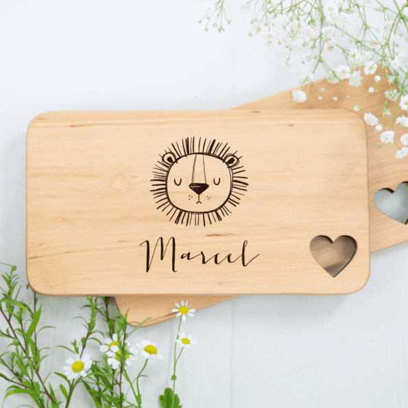 Jausenbrett mit Name personalisiert
