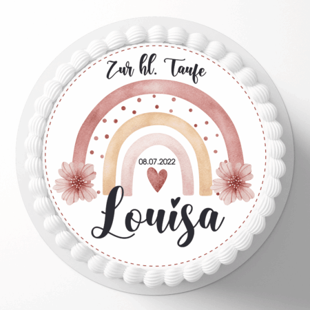 Tortenaufleger, personalisiert, mit Name, Taufe, Kinder-Geburtstag, Einschulung, Tortenfoto, Torten-Topper, Tortendeko, Tortendekoration, Deko Taufe, essbares Tortendekor, Tauf-Torte, Geburtstags-Torte, Torten-Bilder, Tortenbilder, Backdekoration, Kuchendekoration, Österreich, Torten Fondant, Partybedarf, Party-Deko, Fondant Premium, Zuckerbild, Tortenfiguren, Cake-Topper, Torten-Topper, Regenbogen