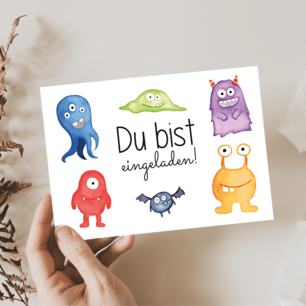 Einladung mit Name und Monster, Einladung, Download, Digital, Taufe, Kinder-Geburtstag, Hochzeit, Regenbogen, Einladung zum selber Ausfüllen, Papeterie, Österreich, Taufe Dekoration, Einladungskarten, Hochzeit, Geburtstag, Kommunion, Firmung, Mädchen, Junge, Familie, Geburtstag, Kinder, Party, Monsterparty