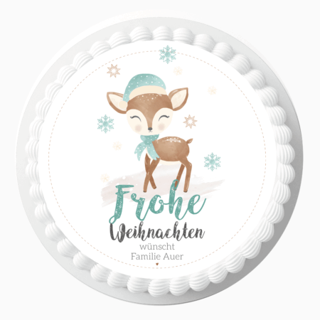 Tortenaufleger, personalisiert, mit Name, Weihnachten, Tortenfoto, Torten-Topper, Tortendeko, Tortendekoration, Deko Weihnachten, essbares Tortendekor, Weihnachts-Gebäck, Bäckerei, Torten-Bilder, Tortenbilder, Backdekoration, Kuchendekoration, Österreich, Torten Fondant, Partybedarf, Party-Deko, Fondant Premium, Zuckerbild, Tortenfiguren, Cake-Topper, Torten-Topper
