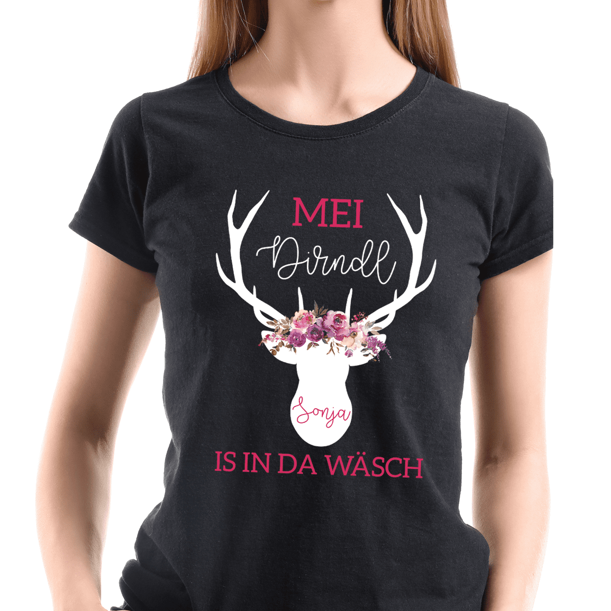 Dirndl-Shirt, Dirndl-Ersatz, Trachten-Kleidung, Tracht, Lederhose, Lederhosn, Oktoberfest, Oktoberfest T-Shirt, O’zapft is, Damen, Frauen, Festtags-Shirt, Kleidung, Outfit