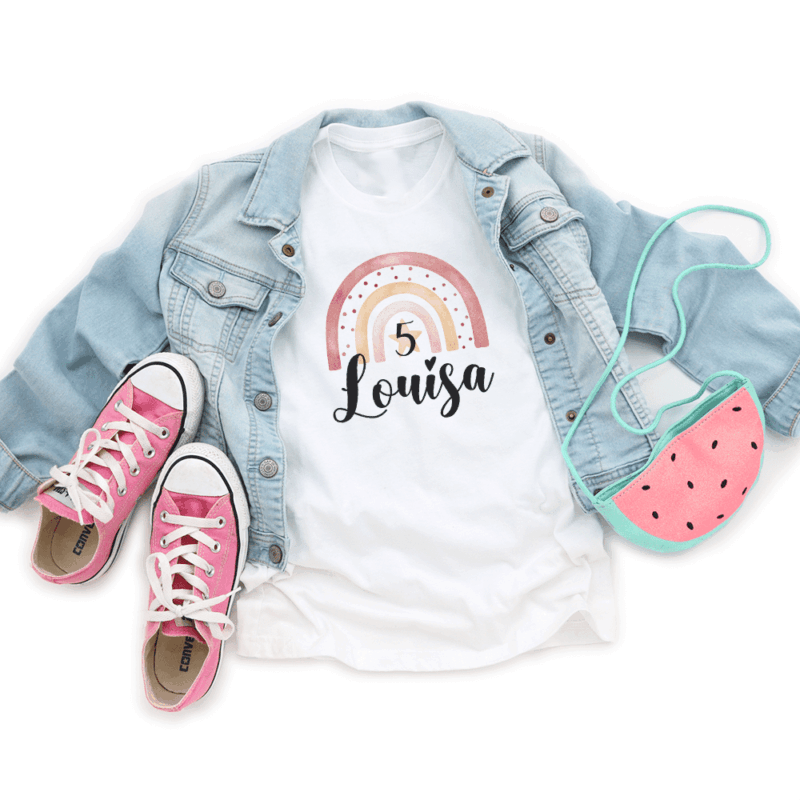 Kinder Shirt, T-Shirt, Kleidung, Kinder-Geburtstag, Einschulung, Party, Mädchen, Meerjungfrau, personalisiert, mit Name, Kindergeburtstag, Partydeko, Partydekoration, Dekoration, Einschulung, Taufe, Geschenk,