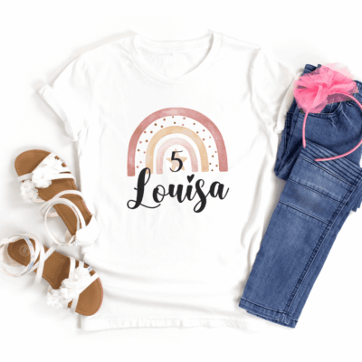 Kinder Shirt, T-Shirt, Kleidung, Kinder-Geburtstag, Einschulung, Party, Mädchen, Meerjungfrau, personalisiert, mit Name, Kindergeburtstag, Partydeko, Partydekoration, Dekoration, Einschulung, Taufe, Geschenk,