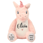 Kuscheltier personalisiert mit Name