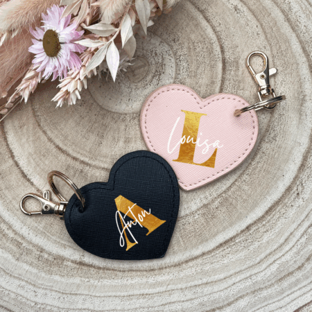 Schlüsselanhänger, mit Name, Kinder, Kunst-Leder, Muttertag, Vatertag, Namens-Schild, Geschenk, Geburtstag, Mama, Papa, Oma, Opa, Herz, Namens-Tag, beste Freundin, Schwester, Taschen-Anhänger, Schlüssel-Anhänger, Geschenksanhänger, Mann