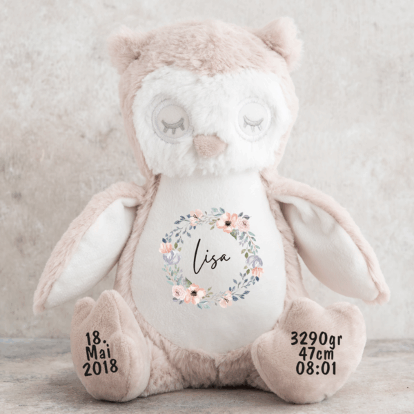 Hase, Kuscheltier, Baby personalisiert, mit Name, Geburtsdatum, Geburts-Geschenk, Kinder, Geschenk, zur Geburt, Taufe, Plüschtier, Stofftier, Kinder-Geburtstag, Mädchen, Junge, Teddy-Bär, Einschulung, Kindergarten, KITA, Familie, Geburts-Kissen