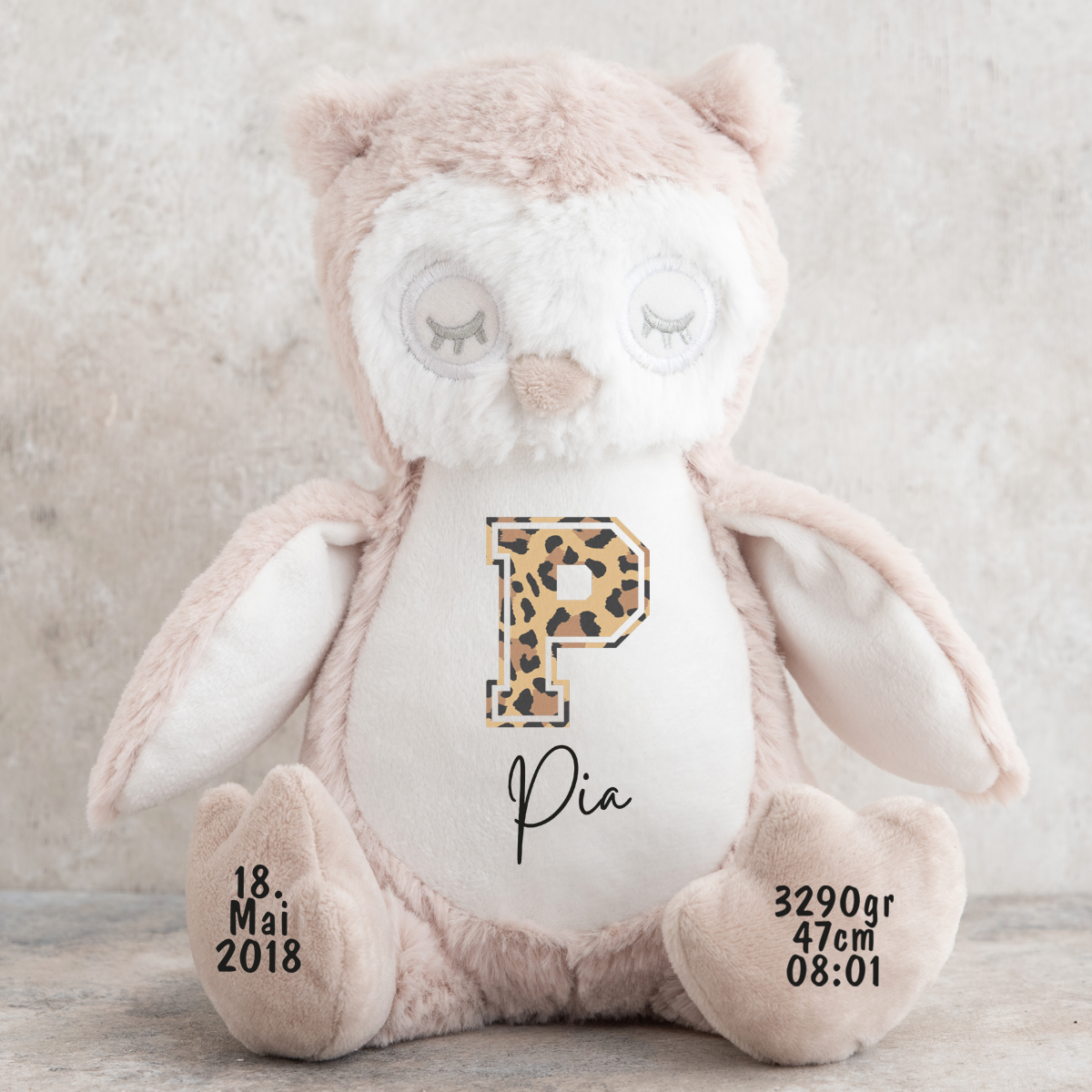 Hase, Kuscheltier, Baby personalisiert, mit Name, Geburtsdatum, Geburts-Geschenk, Kinder, Geschenk, zur Geburt, Taufe, Plüschtier, Stofftier, Kinder-Geburtstag, Mädchen, Junge, Teddy-Bär, Einschulung, Kindergarten, KITA, Familie, Geburts-Kissen