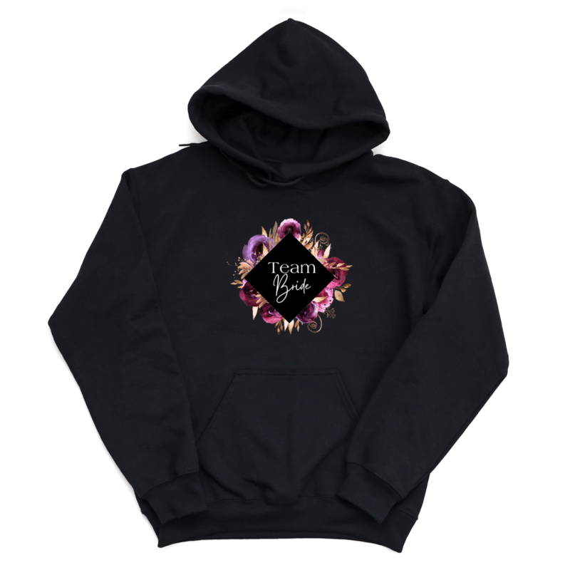 Hoodies & Sweatshirts, Pulli, Kapuzen-Pullover, Geschenk-Idee, Sweater, Hoodie, Kapuzenpulli, Braut, Team Braut, Bride, Team Bride, Junggesellenabschied, JGA, Polterabend, Polterer, Herbst-Outfit, Winter-Outfit, kalt, Braut-Party, Hen-Party, Bride Babe’s, Trauzeugin, Brautjungfer, Outdoor