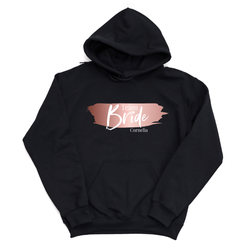Hoodies & Sweatshirts, Pulli, Kapuzen-Pullover, Geschenk-Idee, Sweater, Hoodie, Kapuzenpulli, Braut, Team Braut, Bride, Team Bride, Junggesellenabschied, JGA, Polterabend, Polterer, Herbst-Outfit, Winter-Outfit, kalt, Braut-Party, Hen-Party, Bride Babe’s, Trauzeugin, Brautjungfer, Outdoor