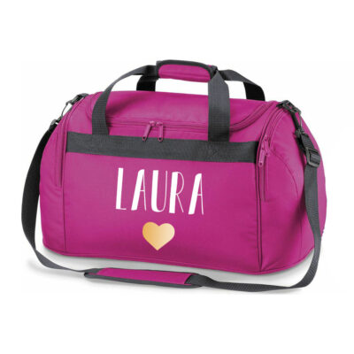 Sporttasche, Reisetasche, Kinder, Sportler, Fussball, Ballett, Ballerina, Model, personalisiert mit Name, Herren, Damen, klein, Junge, Mädchen, Schule, Turnbeutel