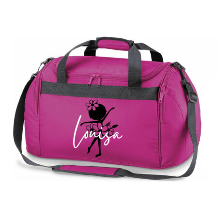 Sporttasche, Reisetasche, Kinder, Sportler, Fussball, Ballett, Ballerina, Model, personalisiert mit Name, Herren, Damen, klein, Junge, Mädchen, Schule, Turnbeutel