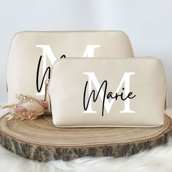personalisierte Kosmetiktasche mit Namen