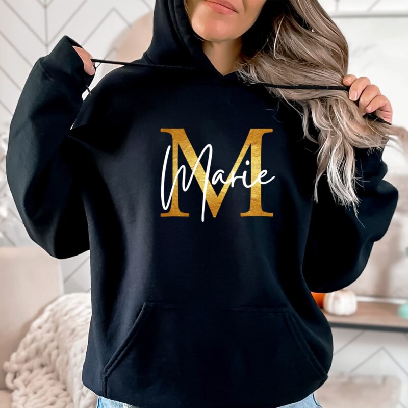 Hoodies & Sweatshirts, Mama Papa Pulli, Kapuzen-Pullover, Mutter, Geschenk-Idee, Personalisiert mit Name, Kind Mini, Est Jahreszahl, Weihnachts-Geschenk, Muttertag Vatertag, Familie, Sweater, Hoodie, Kapuzenpulli, modern, mit Monogram, Valentinstag, Paare, Pärchen, Hochzeit