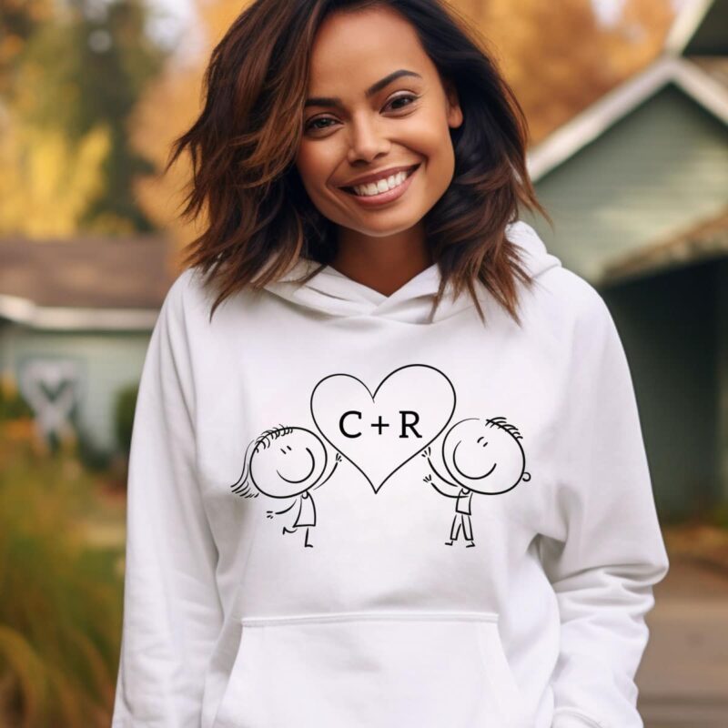 Hoodies & Sweatshirts, Pulli, Kapuzen-Pullover, Geschenk-Idee, Personalisiert mit Name, Est Jahreszahl, Weihnachts-Geschenk, Sweater, Hoodie, Kapuzenpulli, Jahrestag, Hochzeitstag, Hochzeit, Valentinstag, Pärchen, Paare, Geschenke für ihn, Geschenke für Sie, Mann, Frau, Herren, Damen, Kennenlernen, Freund, Freundin