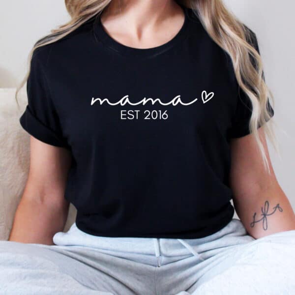 Hoodies & Sweatshirts, Mama Papa Pulli, Kapuzen-Pullover, Mutter, Geschenk-Idee, Personalisiert mit Name, Kind Mini, Est Jahreszahl, Weihnachts-Geschenk, Muttertag Vatertag, Familie, Sweater, Hoodie, Kapuzenpulli