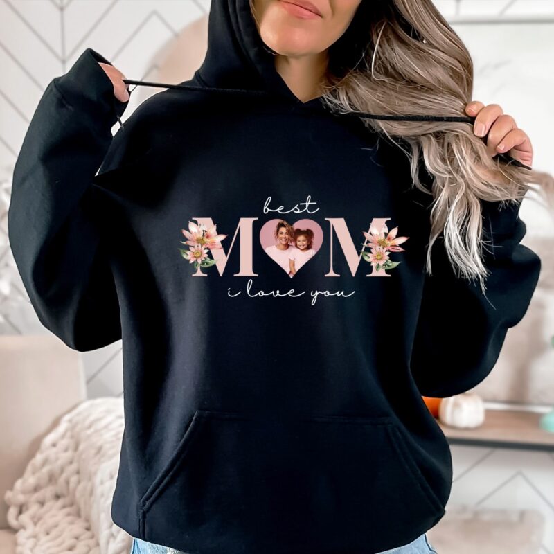 Hoodies & Sweatshirts, Mama Papa Pulli, Kapuzen-Pullover, Mutter, Geschenk-Idee, Personalisiert mit Name, Kind Mini, Est Jahreszahl, Weihnachts-Geschenk, Muttertag Vatertag, Familie, Sweater, Hoodie, Kapuzenpulli
