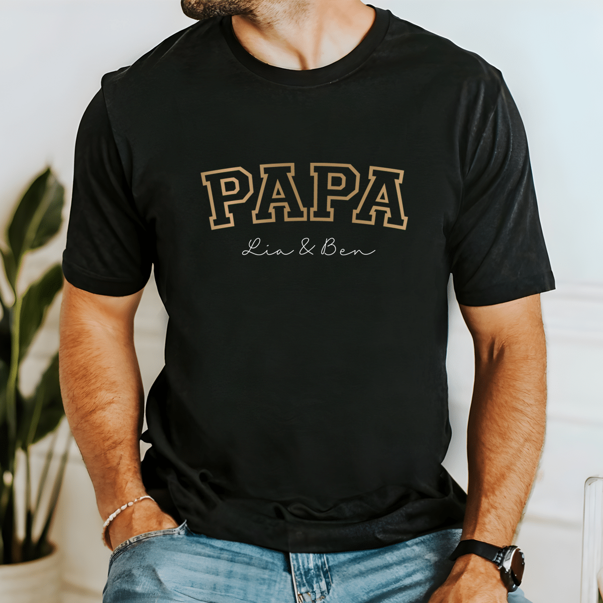 Papa Geburtstag, Papa Geschenk, Papa Geschenk personalisiert, Papa Geburtstag personalisiert, Papa T-Shirt, Papa T-Shirt mit Kindernamen, Papa T-Shirt mit Namen, Papa T-Shirt personalisiert, Papa Geburtstagsgeschenk, Papa T Shirt Geschenk, Papa T Shirt Tochter, Papa T Shirt Sohn, Papa T Shirt 4 XL, bester Papa, bald Papa, Geburt, werdende Väter