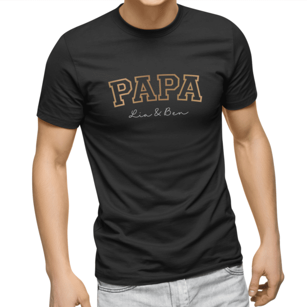 Papa Geburtstag, Papa Geschenk, Papa Geschenk personalisiert, Papa Geburtstag personalisiert, Papa T-Shirt, Papa T-Shirt mit Kindernamen, Papa T-Shirt mit Namen, Papa T-Shirt personalisiert, Papa Geburtstagsgeschenk, Papa T Shirt Geschenk, Papa T Shirt Tochter, Papa T Shirt Sohn, Papa T Shirt 4 XL, bester Papa, bald Papa, Geburt, werdende Väter