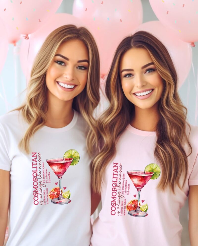 Cosmopolitan , Geschenk-Idee, Sie, Schwester, beste Freundin, T-Shirt, Hoodie, Sweater, JGA personalisiert, Party Outfit, Urlaub, Junggesellenabschied, Junggesellinnenabschied, Alkohol, Cocktail, Lustig, Bügelbild, Mallorca, Name, Statement, Team, Braut, Bride, Polterabend, Limoncello, Wildberry, Fasching, Gruppe Karneval, lustig, Kostüm Erwachsene, Damen Herrn, Fasnacht, Halloween