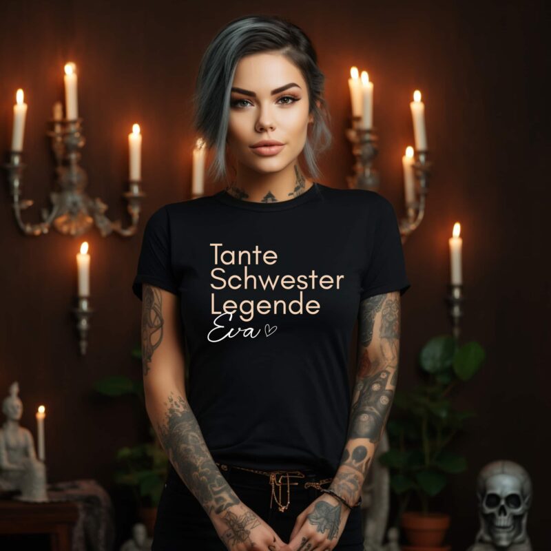 Hoodies & Sweatshirts, Tante, Paten-Tante, werdende Tante, Schwester Pulli, Kapuzen-Pullover , Geschenk-Idee, Personalisiert mit Name, Kind Mini, Est Jahreszahl, Weihnachts-Geschenk, Muttertag Vatertag, Familie, Sweater, Hoodie, Kapuzenpulli, Familie, Geburtstag, Weihnachten, Nichte, Neffe, Paten-Kind, Godi