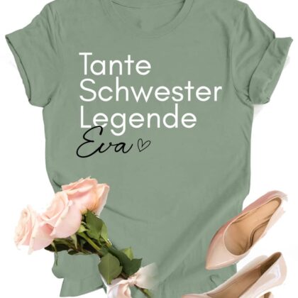 Hoodies & Sweatshirts, Tante, Paten-Tante, werdende Tante, Schwester Pulli, Kapuzen-Pullover , Geschenk-Idee, Personalisiert mit Name, Kind Mini, Est Jahreszahl, Weihnachts-Geschenk, Muttertag Vatertag, Familie, Sweater, Hoodie, Kapuzenpulli, Familie, Geburtstag, Weihnachten, Nichte, Neffe, Paten-Kind, Godi