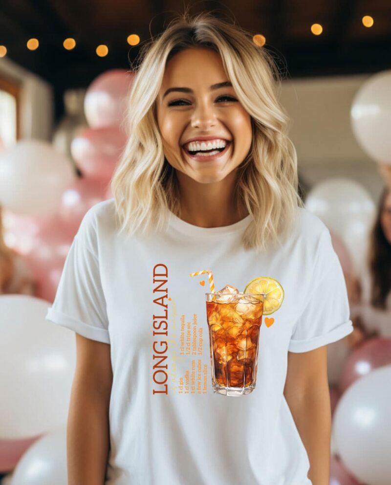 Long Island Iced Tea, Geschenk-Idee, Sie, Schwester, beste Freundin, T-Shirt, Hoodie, Sweater, JGA personalisiert, Party Outfit, Urlaub, Junggesellenabschied, Junggesellinnenabschied, Alkohol, Cocktail, Lustig, Bügelbild, Mallorca, Name, Statement, Team, Braut, Bride, Polterabend, Limoncello, Wildberry, Fasching, Gruppe Karneval, lustig, Kostüm Erwachsene, Damen Herrn, Fasnacht, Halloween