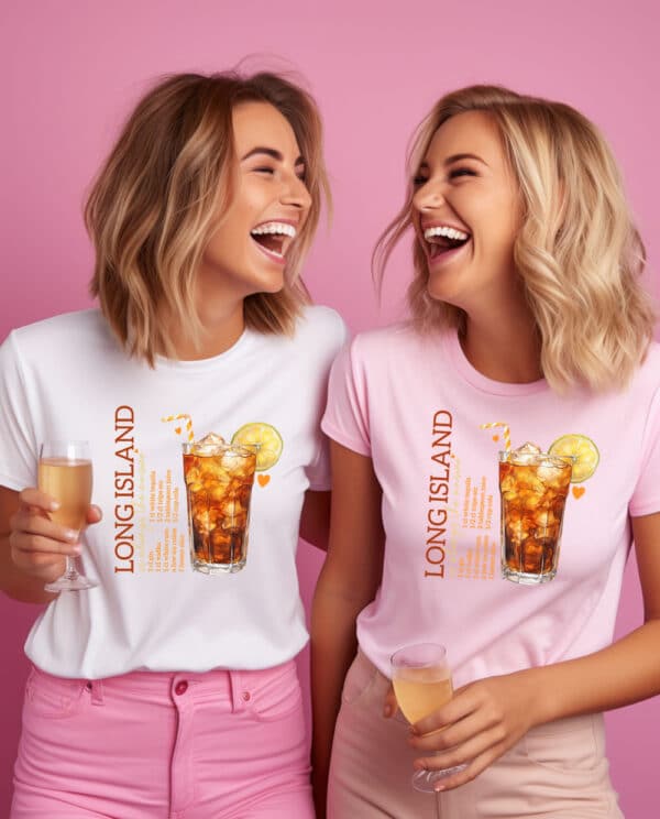 Long Island Iced Tea, Geschenk-Idee, Sie, Schwester, beste Freundin, T-Shirt, Hoodie, Sweater, JGA personalisiert, Party Outfit, Urlaub, Junggesellenabschied, Junggesellinnenabschied, Alkohol, Cocktail, Lustig, Bügelbild, Mallorca, Name, Statement, Team, Braut, Bride, Polterabend, Limoncello, Wildberry, Fasching, Gruppe Karneval, lustig, Kostüm Erwachsene, Damen Herrn, Fasnacht, Halloween