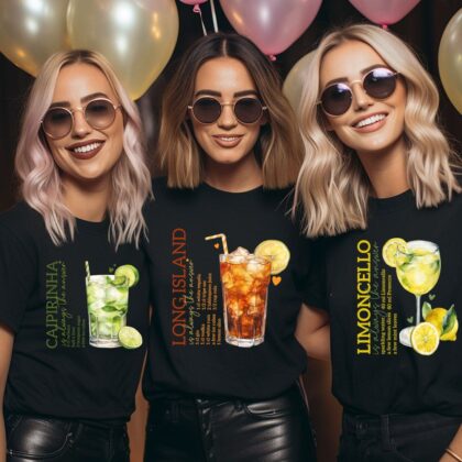 Long Island Iced Tea, Geschenk-Idee, Sie, Schwester, beste Freundin, T-Shirt, Hoodie, Sweater, JGA personalisiert, Party Outfit, Urlaub, Junggesellenabschied, Junggesellinnenabschied, Alkohol, Cocktail, Lustig, Bügelbild, Mallorca, Name, Statement, Team, Braut, Bride, Polterabend, Limoncello, Wildberry, Fasching, Gruppe Karneval, lustig, Kostüm Erwachsene, Damen Herrn, Fasnacht, Halloween