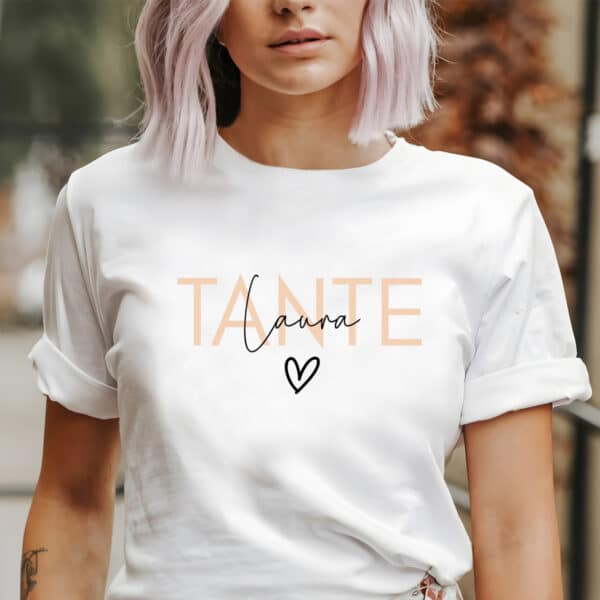 Hoodies & Sweatshirts, Tante, Paten-Tante, werdende Tante, Schwester Pulli, Kapuzen-Pullover , Geschenk-Idee, Personalisiert mit Name, Kind Mini, Est Jahreszahl, Weihnachts-Geschenk, Muttertag Vatertag, Familie, Sweater, Hoodie, Kapuzenpulli, Familie, Geburtstag, Weihnachten, Nichte, Neffe, Paten-Kind, Godi
