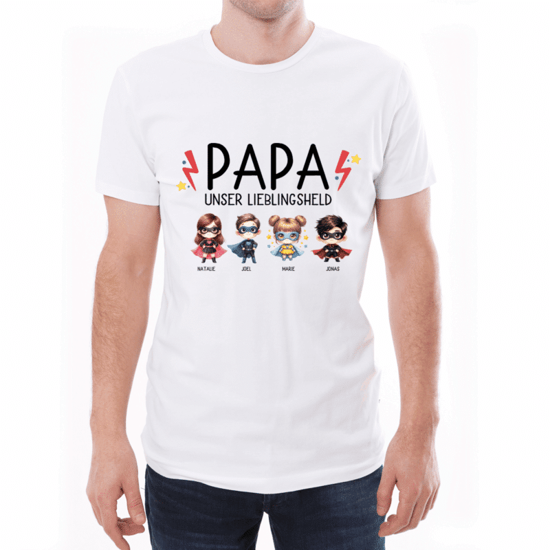 Papa Geburtstag, Papa Geschenk, Papa Geschenk personalisiert, Papa Geburtstag personalisiert, Papa T-Shirt, Papa T-Shirt mit Kindernamen, Papa T-Shirt mit Namen, Papa T-Shirt personalisiert, Papa Geburtstagsgeschenk, Papa T Shirt Geschenk, Papa T Shirt Tochter, Papa T Shirt Sohn, Papa T Shirt 4 XL, bester Papa, bald Papa, Geburt, werdende Väter